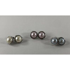 Premier Designs Jewelry - Earrings - Pack of 3 Pearl colors - NEW 210098